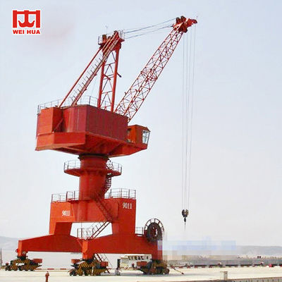 5-100 de ton kiest Jib Harbour Portal Crane In-Scheepswerf en Haven A6 uit