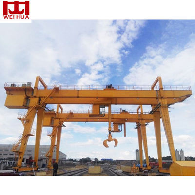 Aangepaste MZ Type Dubbele Balk Goliath Gantry Crane 20 Ton With Grab