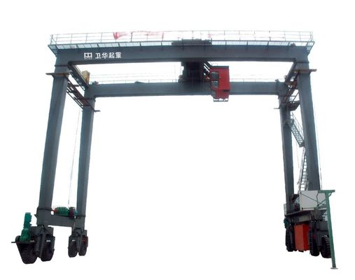 Quayside de Haven Crane Port Use Mobile RTG van de Lanceringscontainer 50 Ton