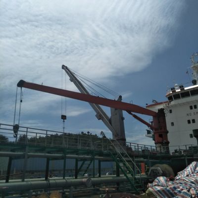 0 het Zwenken van het Dekcrane with BV 360° van ~ 80 Ton Hydraulic Stiff Boom Marine