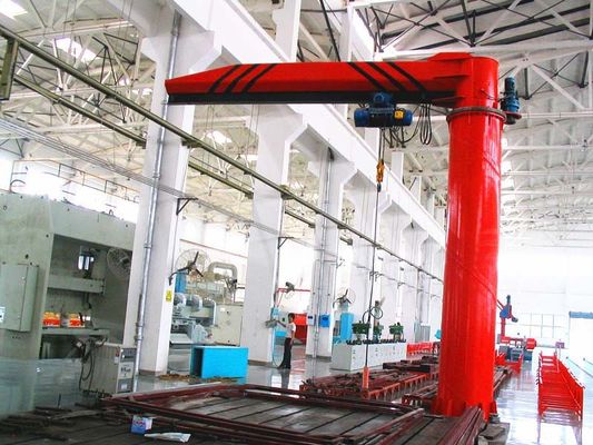 2 Ton Electric Hoist Jib Crane lichtgewicht voor werkstation gemakkelijk gebruik bespaart tijd