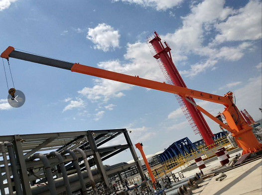 1 - 30T de elektrische Kraan van het het Jachtdek van Marine Knuckle Boom Crane Q235B