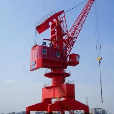 Vier Boom van Crane Portal Slewing Crane 25t 45m van de Koppelingstype de Mobiele Haven Poort