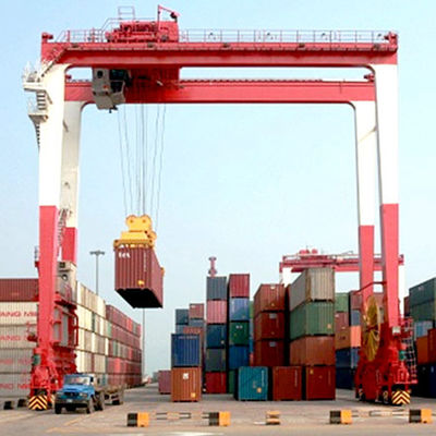 35t 40.5t Portaalcontainer Brugkraan Rubberband Brugkraan A6 A7 A8