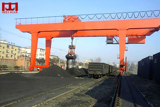 Aangepaste MZ Type Dubbele Balk Goliath Gantry Crane 20 Ton With Grab