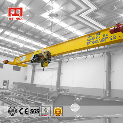 Euro Stijl 10 Ton - 20 Ton Single Girder Overhead Travelling Crane For Garage