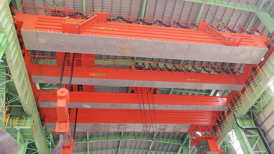 5t~320t van de Gieterijqdy van het Wielmetaal de Brugkraan uit gegoten staal 10 Ton