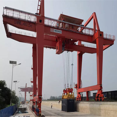 Mobiel Op zwaar werk berekend Op rails gemonteerd de Kranenrmg Model van de Containerbrug