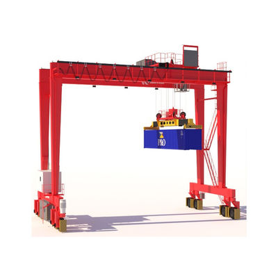 RTG-Haven die Rubberkraan van de Bandbrug 10 Ton 40 met behulp van Ton Lifting Container Loading